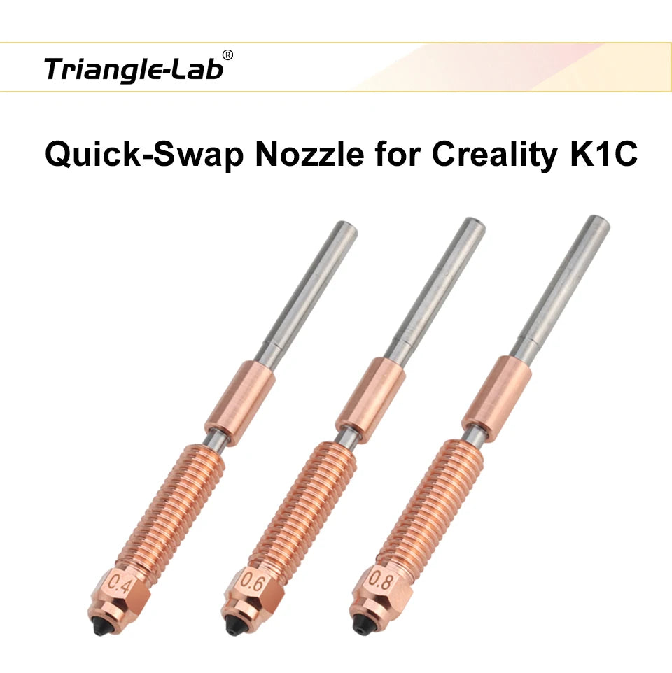 K1C Nozzle with Integrated Heat Break Comptaible
