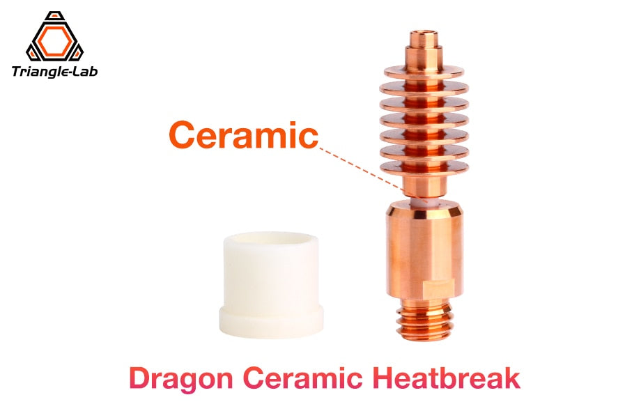 Trianglelab Dragon Ceramic Core Heat Break for Trianglelab / Phaetus Dragon Hotend