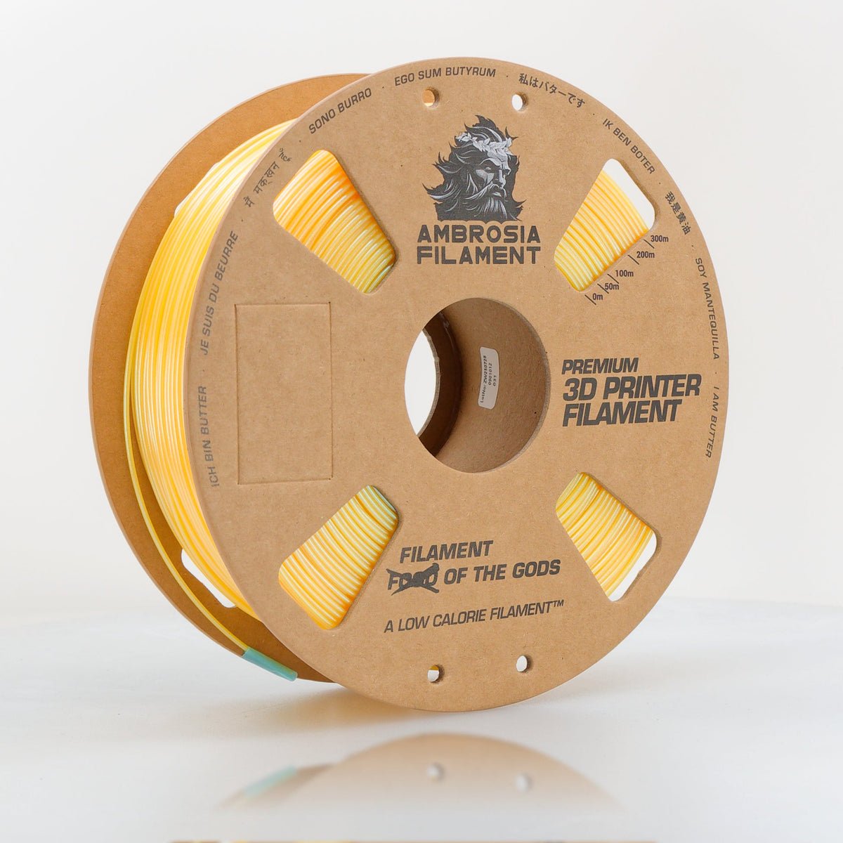 Ambrosia ASA Filament 1.75mm 1kg - Banana Rama - AMB3752BAN - DREMC STORE