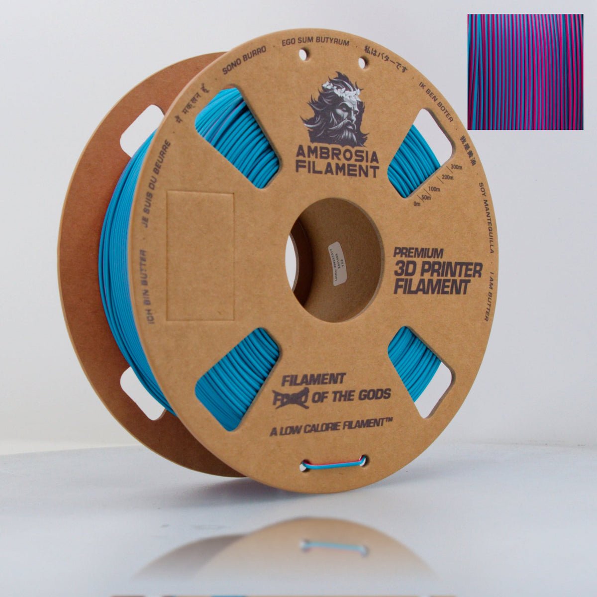 Ambrosia PLA Filament 1.75mm 1kg - Coral Wave - AMB3911COR - DREMC STORE 3D Printing Supplies
