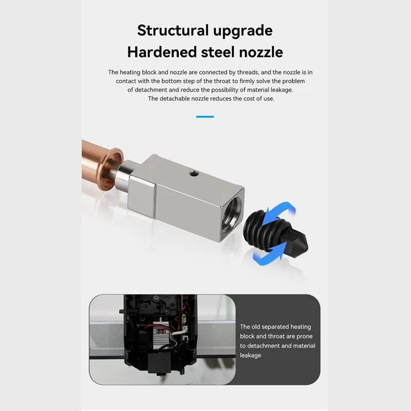 Anycubic Kobra 3 Ceramic Hotend (TZ Nozzle Edition) by Fysetc - 0.4mm - F - K3U - AS - 40TZ - DREMC STORE