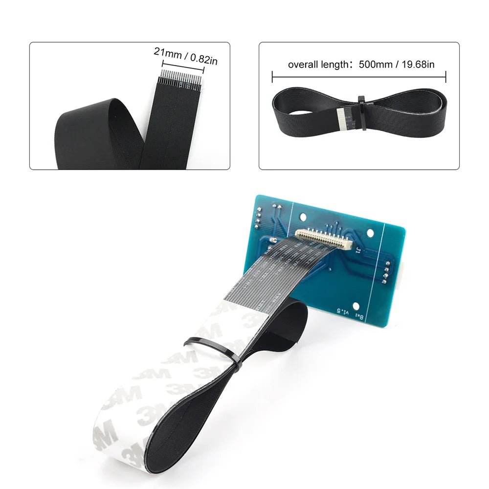 Artillery Sidewinder X1 Replacement Extruder PCB + Ribbon Cable - F - X1 - TAS - RIB - DREMC STORE