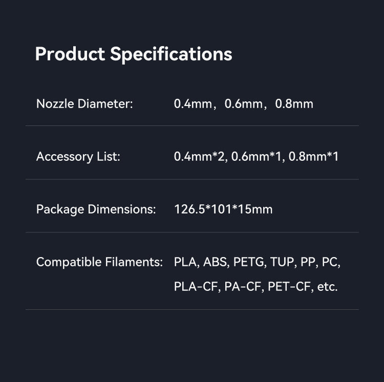 Creality K2P Unicorn Nozzle with Integrated Heat Break for K2 Plus