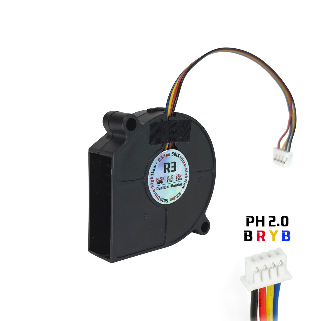 R3:fan 5015 Wide Outlet Blower (24v)