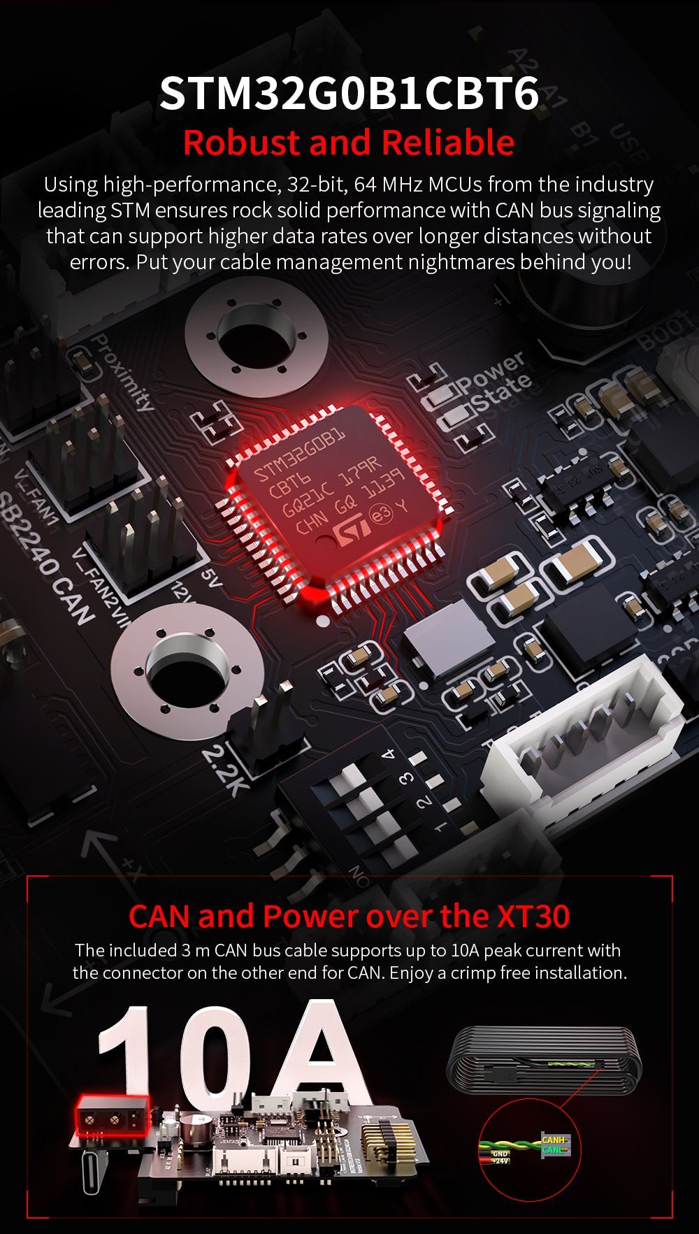 Bigtreetech EBB SB2209 / EBB2240 CAN V1.0 for Voron StealthBurner - EBB SB2209 CAN V1.0 - 1020000425+1060000637 - DREMC STORE