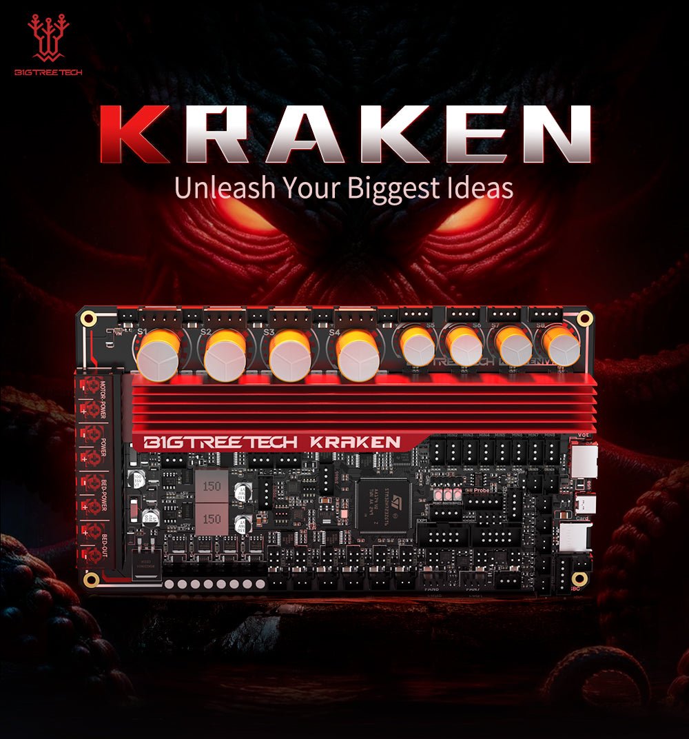 Bigtreetech Kraken - High Current Stepper 8 Axis Motherboard - 1020000456 - DREMC STORE