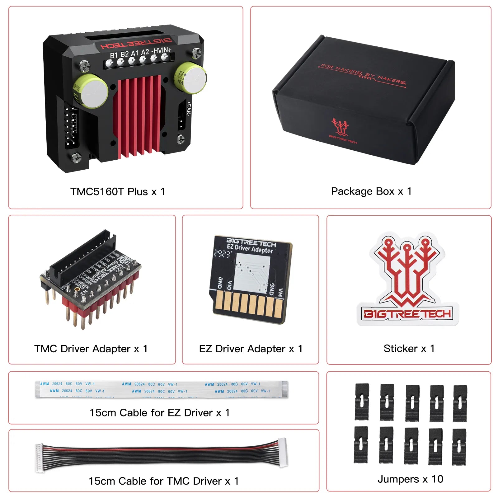 Bigtreetech TMC5160T Plus Stepper Motor Driver - With Case - 1050000069 - DREMC STORE