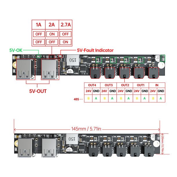 BIGTREETECH Panda Branch V1.0 Pin out