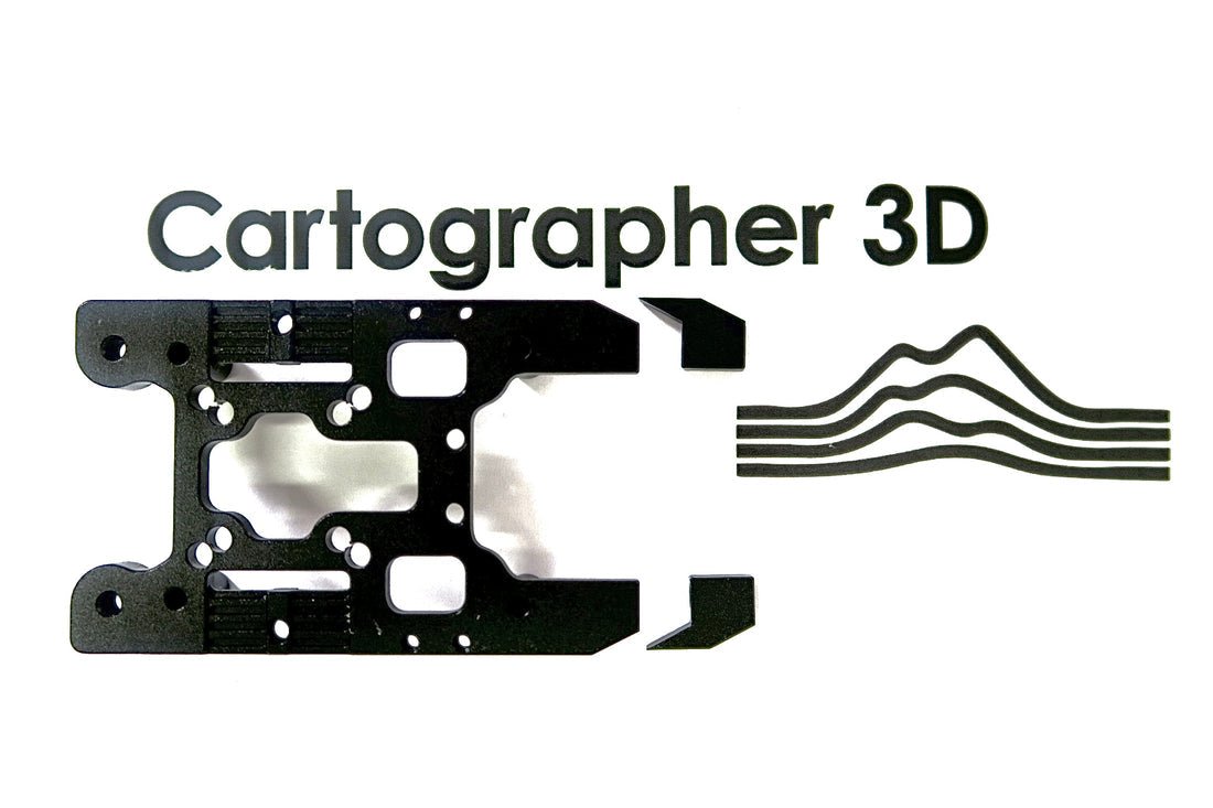 Cartographer3D CNC Toolhead Mount - Colour Edition - Red - C - CNCTM - 6 - RED - DREMC STORE