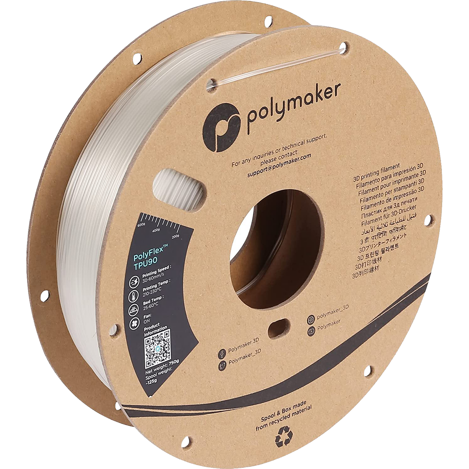PolyFlex™ TPU90 1.75mm 750g