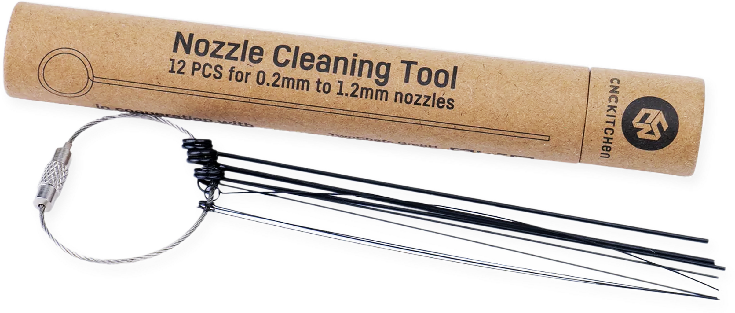 CNC Kitchen Nozzle Cleaning Wires, 12 PCS