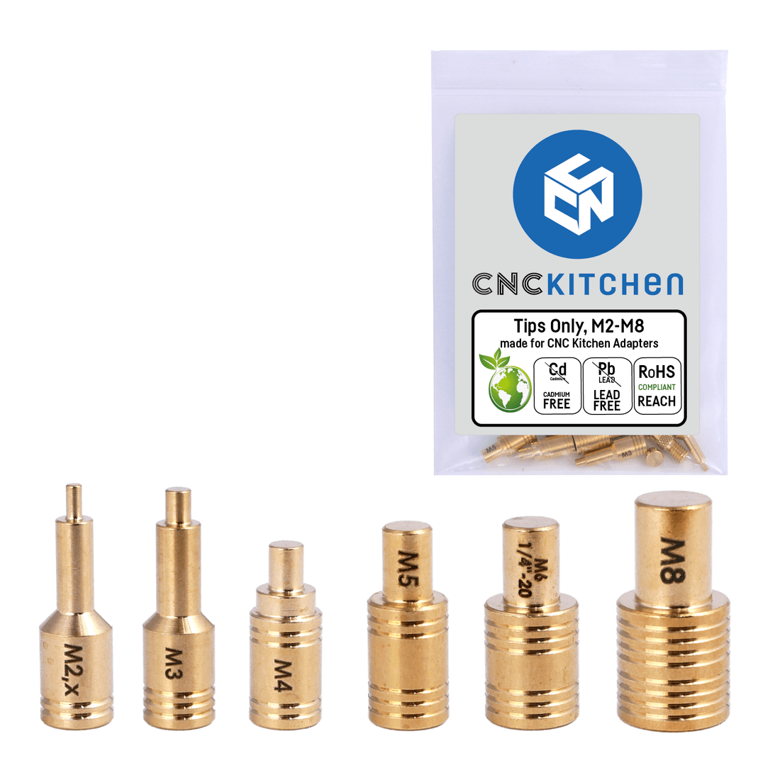 CNC Kitchen Soldering Tips Spares - Soldering Tips Only - 4262391010075 - DREMC STORE