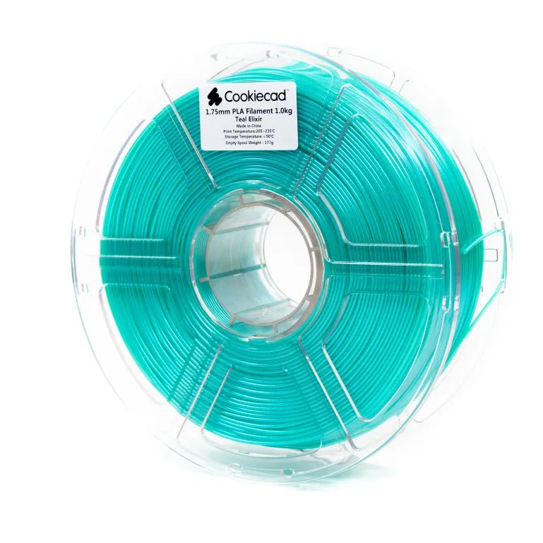 Cookiecad Elixir PLA Filament 1.75mm 1kg - Teal Elixir - DREMC STORE