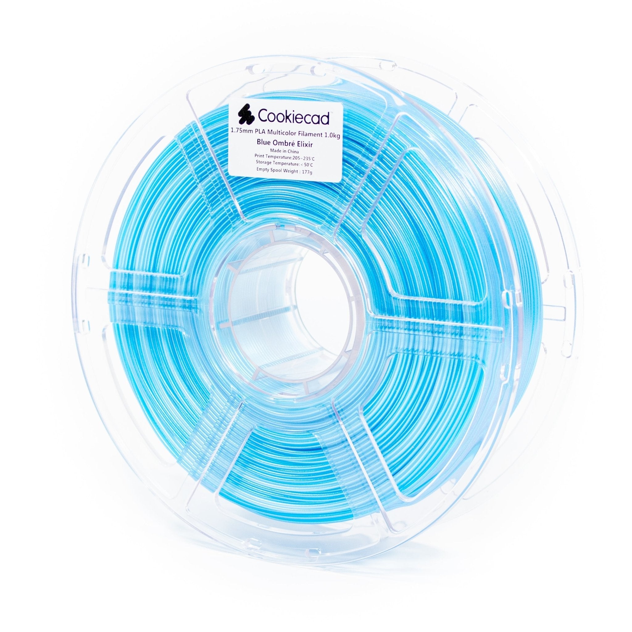 Cookiecad Elixir PLA Filament 1.75mm 1kg - Blue Ombre Elixir - pla - elixir - blue - ombre - DREMC STORE