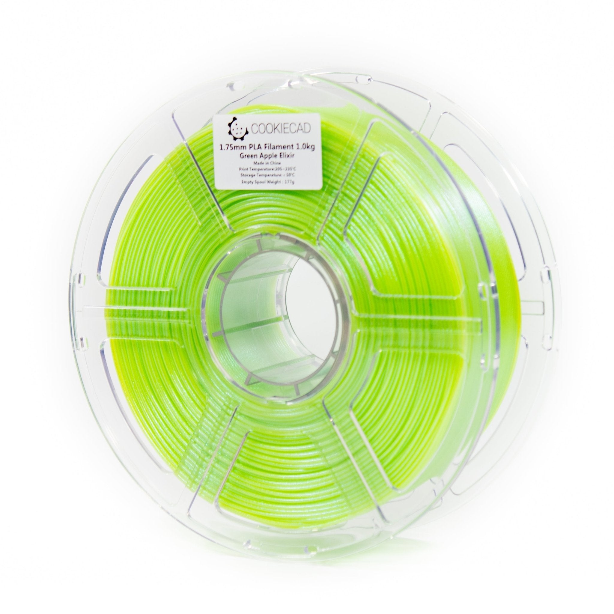 Cookiecad Elixir PLA Filament 1.75mm 1kg - Green Apple Elixir - pla - elixir - green - apple - DREMC STORE