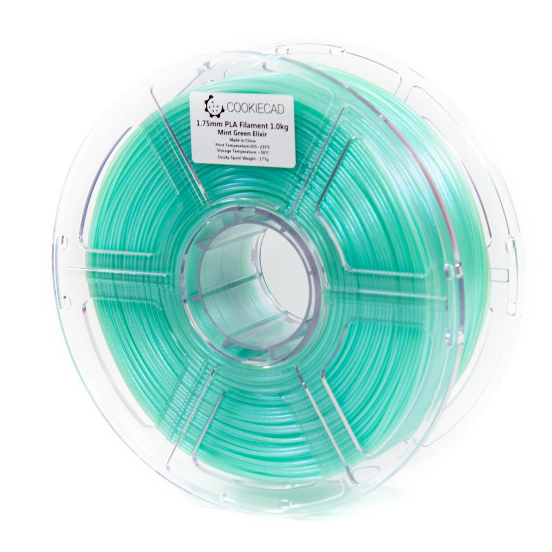 Cookiecad Elixir PLA Filament 1.75mm 1kg - Mint Green Elixir - pla - elixir - mint - green - DREMC STORE