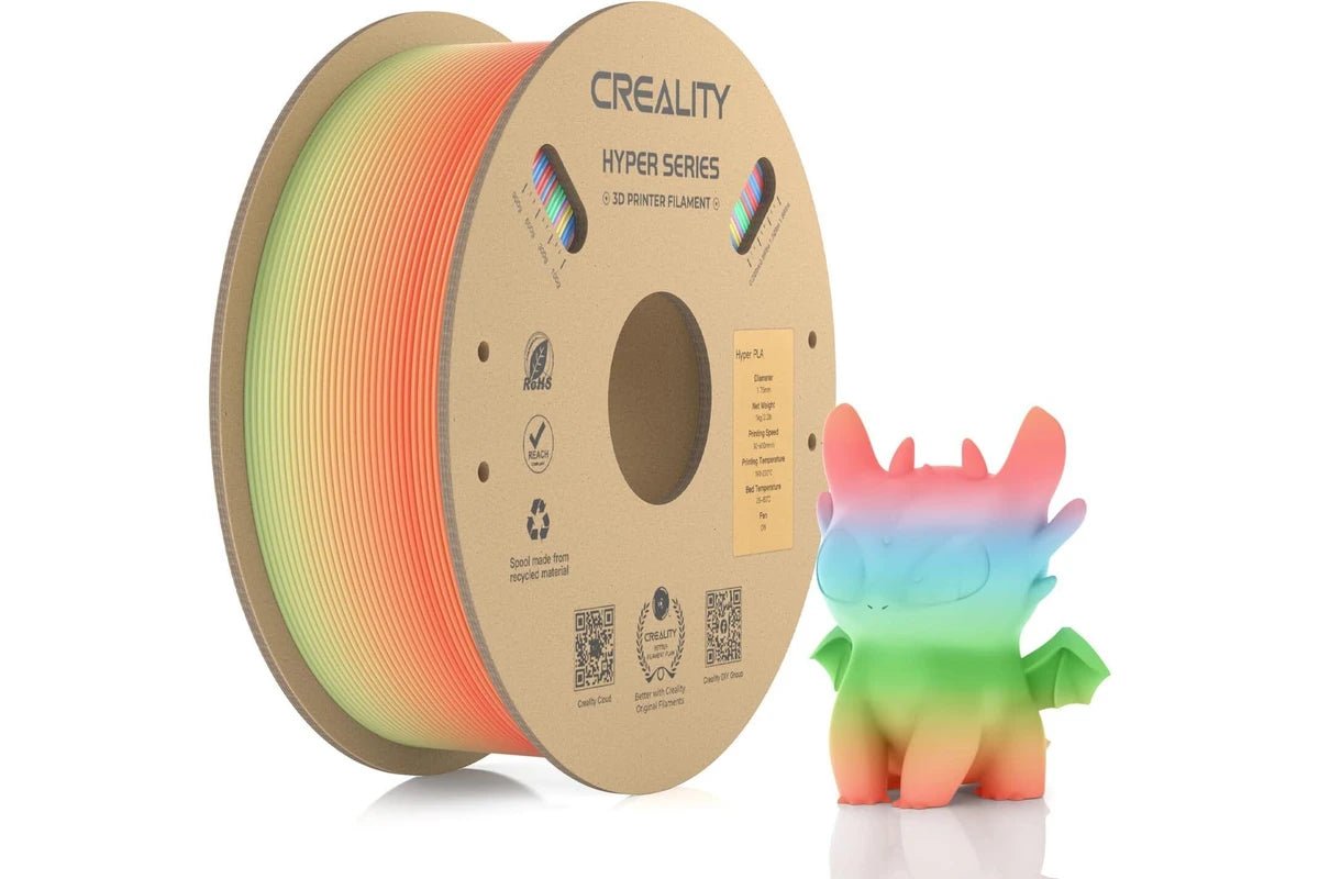 Creality Hyper Rainbow PLA 3D Printing Filament 1kg - Wild Blossom Short - 3301010425 - DREMC STORE
