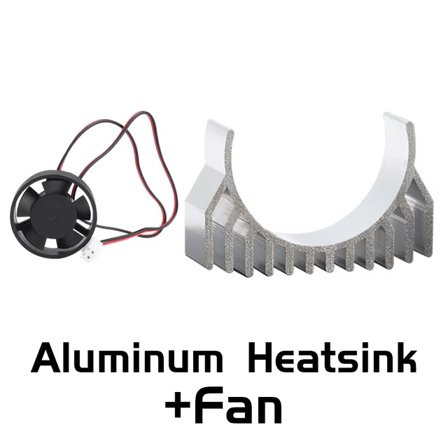Creality K1 Max / K1 / K1C / Nema14 Pancake Stepper Motor Heat Sink - Heat Sink + Fan - T - K1MHS - F - DREMC STORE
