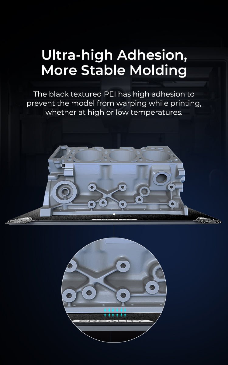Creality K1 Max Texture or Smooth PEI Build Plate 315*310mm - Texture PEI - 4004090105 - DREMC STORE