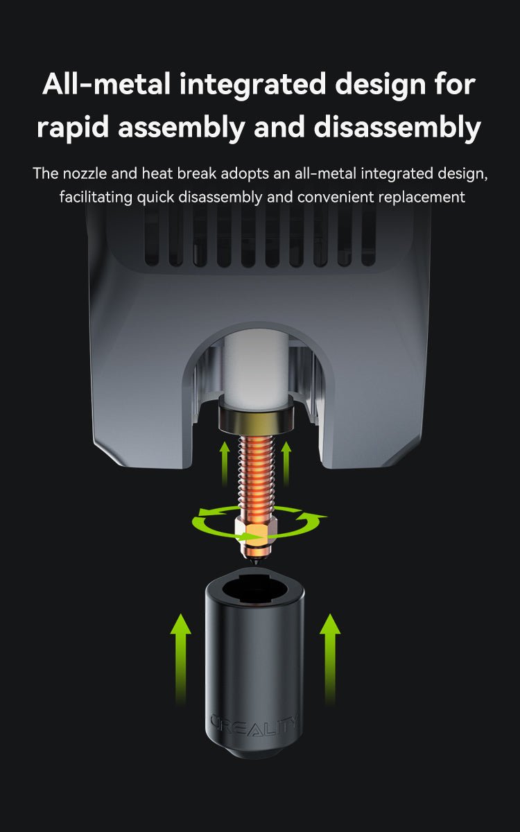 Creality K2 Unicorn Nozzle for K2 Series / Creality Hi - Mixed Kit (4pc) - 4008030075 - DREMC STORE