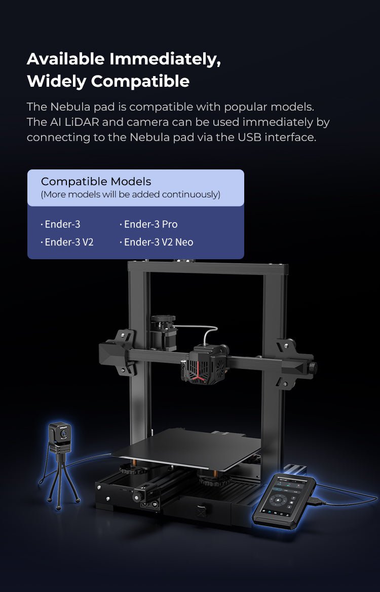 Creality Nebula Smart Kit - Display/Controller/Camera - 4001050082 - DREMC STORE