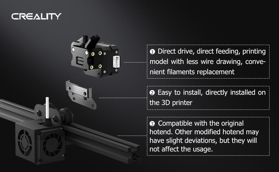 Creality Sprite Extruder Upgrade Kit for Ender 3 Neo Series - For Ender 3 Neo Series - 4001020070 - DREMC STORE