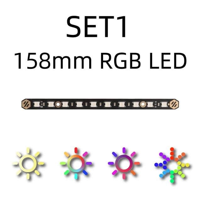 Daylight & Daylight Neo (RGB) Daylight LED Bar (1pc) by Mellow3D - 158mm RGB Led - 10VORONRLED158 - DREMC STORE