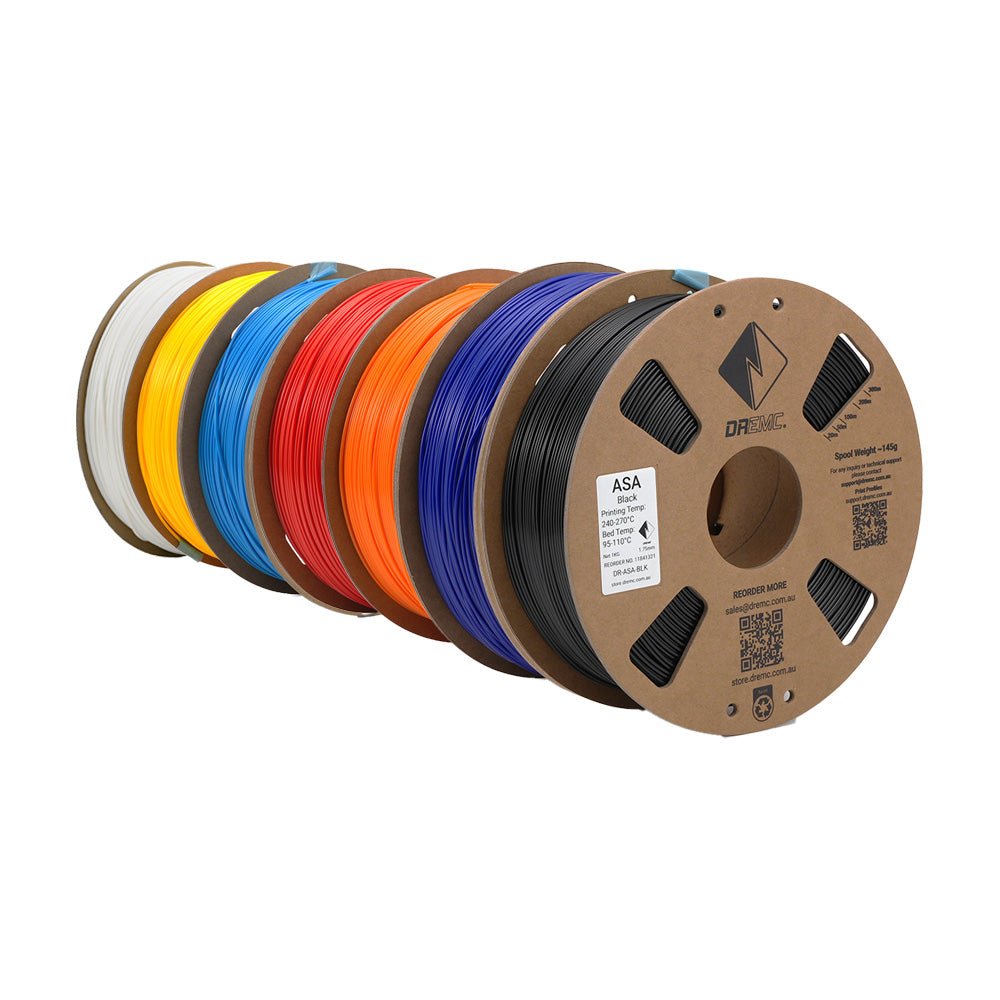 DREMC ASA Filament 1.75mm 1kg - Black - DR - ASA - BLK - DREMC STORE