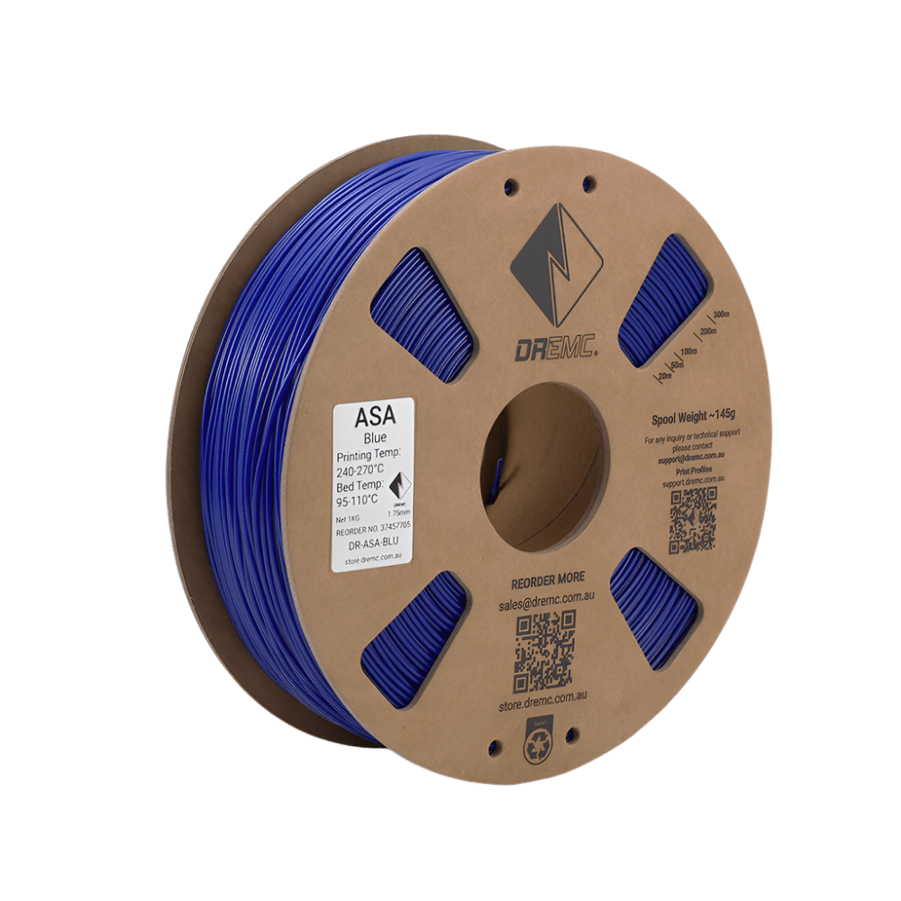 DREMC ASA Filament 1.75mm 1kg - Blue - DR - ASA - BLU - DREMC STORE