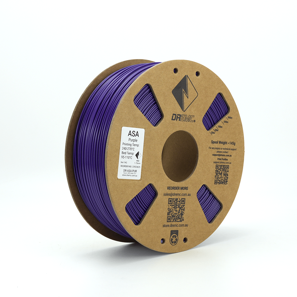 DREMC ASA Filament 1.75mm 1kg - Purple - DR - ASA - PUR - DREMC STORE