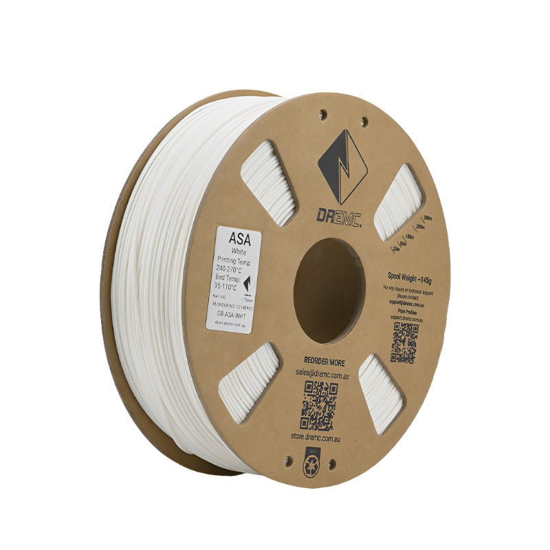 DREMC ASA Filament 1.75mm 1kg - White - DR - ASA - WHT - DREMC STORE