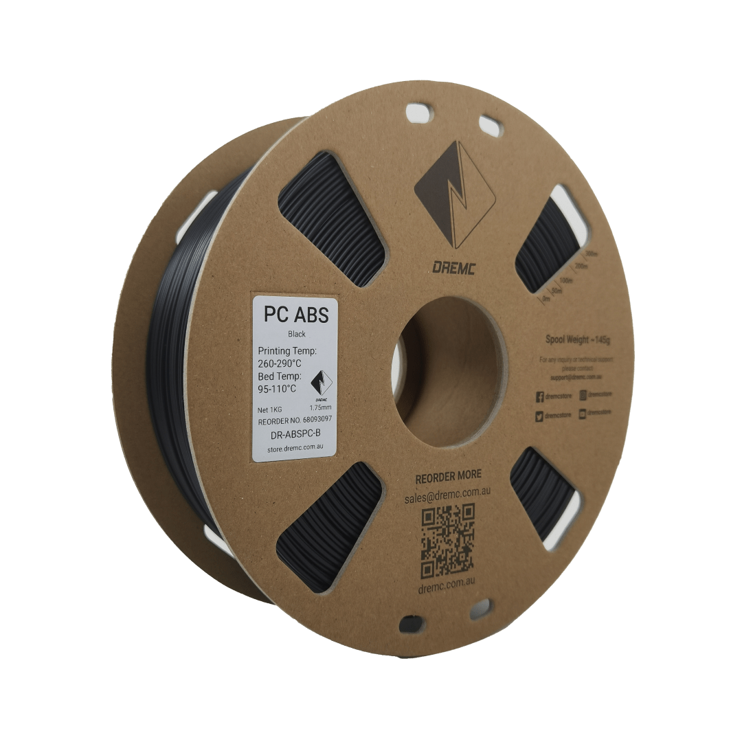 DREMC PC ABS Filament 1.75mm 1kg - Black - DR - ABSPC - B - DREMC STORE