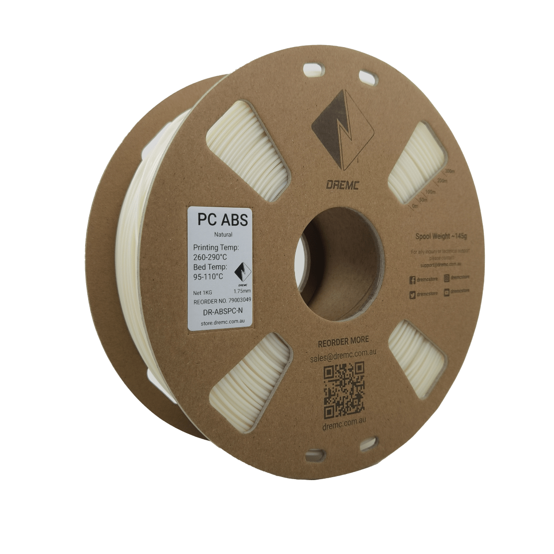 DREMC PC ABS Filament 1.75mm 1kg - Natural - DR - ABSPC - N - DREMC STORE