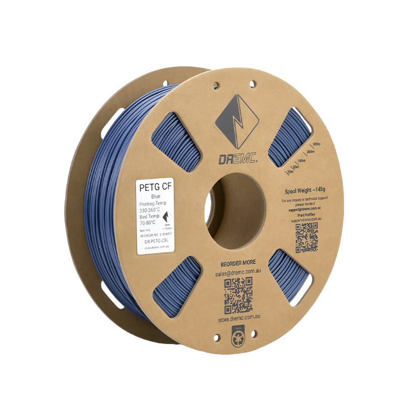 DREMC PETG CF Carbon Fibre Filament 1.75mm 1kg - Blue - DR - PETG - CBL - DREMC STORE