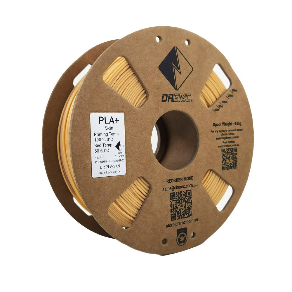 DREMC PLA+ Filament 1.75mm 1kg - Skin - DR - PLA - SKN - DREMC STORE