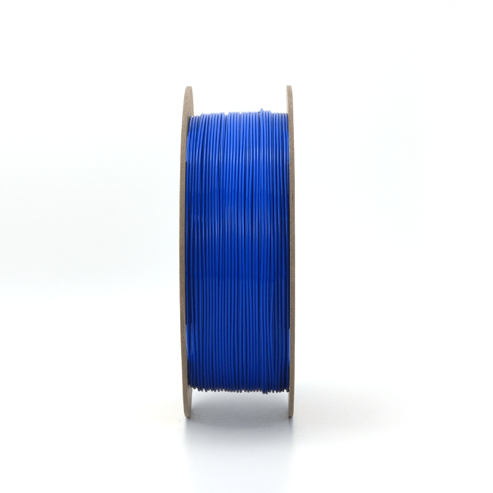 Cardboard spools of DREMC PLA+ HS Blue Filament Side View