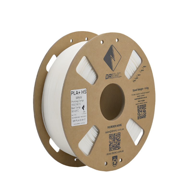 Cardboard spools of DREMC PLA+ HS White Filament