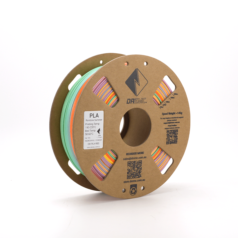 DREMC PLA Rainbow Filament 1.75mm 1kg - Colour - DR-PLA-RBW - DREMC STORE