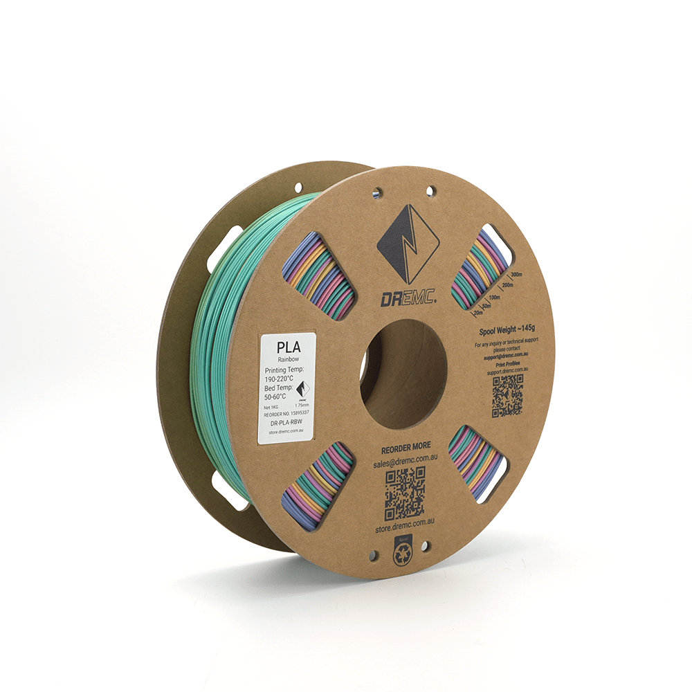 DREMC PLA Rainbow Filament 1.75mm 1kg - Colour - DR-PLA-RBW - DREMC STORE