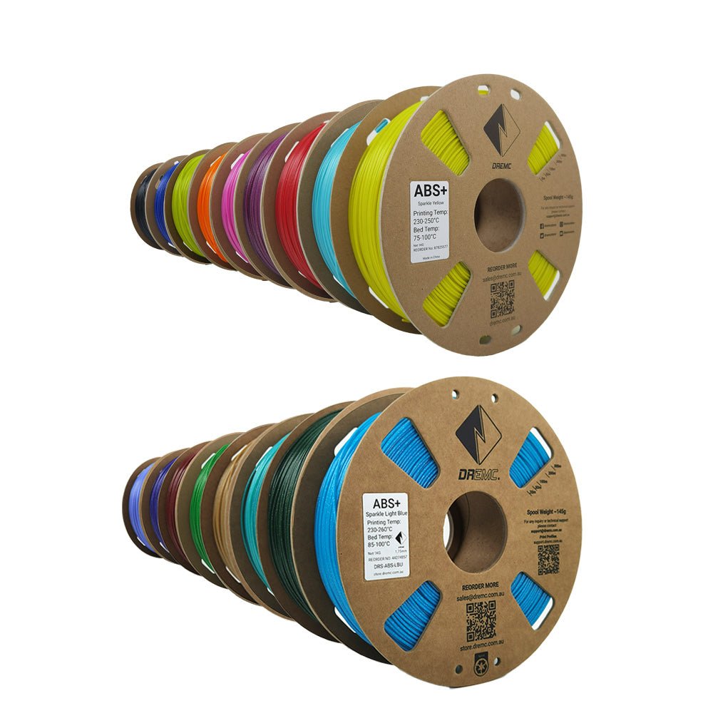 DREMC Sparkle ABS+ Filament 1.75mm 1kg - Sparkle Black - DRS - ABS - BLK - DREMC STORE