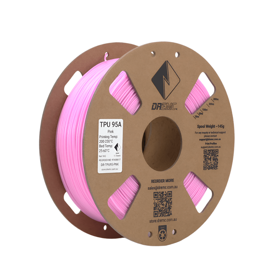 DREMC TPU 95A Filament 1.75mm 1kg - Pink - DR - TPU95 - PNK - DREMC STORE