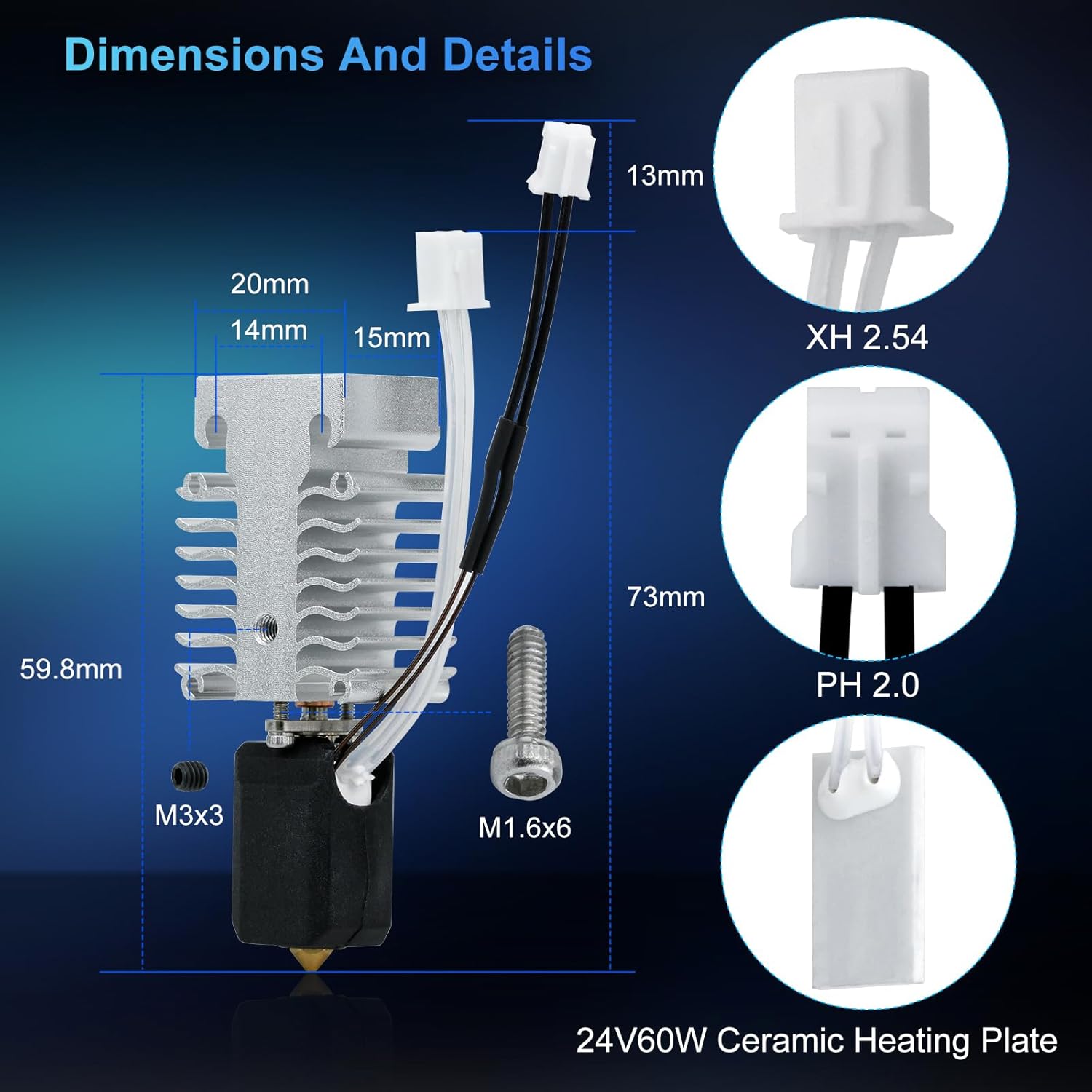 Ender 3 V3 SE All Metal Hotend (TZ Nozzle) by Fysetc - F-EN3V3SE-TZ - DREMC STORE