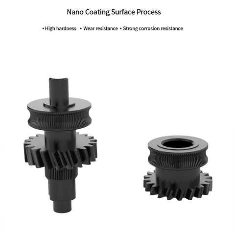 Fysetc Hardened Steel Extruder Gear Assembly for Bambu X1/P1 - F - BEGK - DREMC STORE