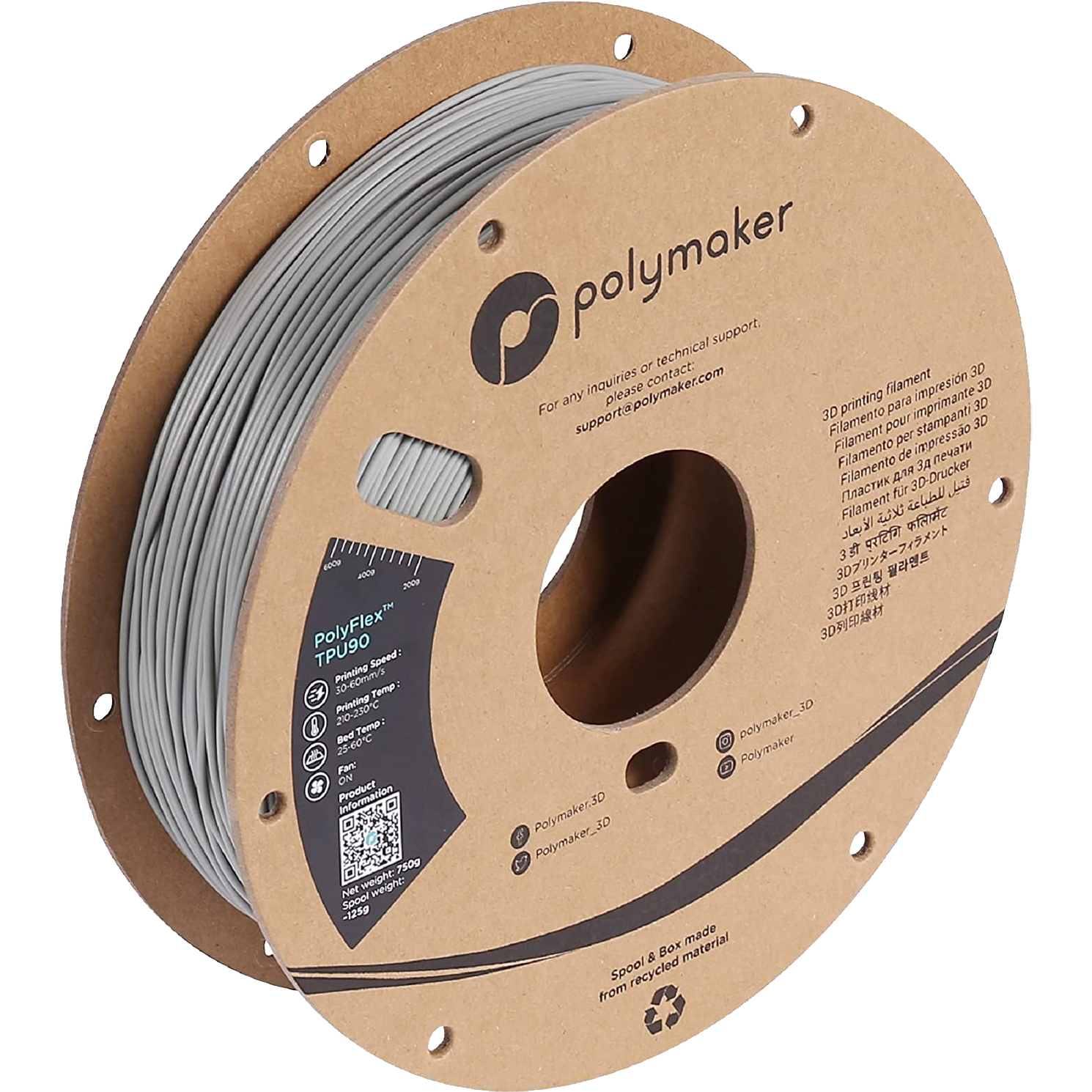 PolyFlex™ TPU90 1.75mm 750g