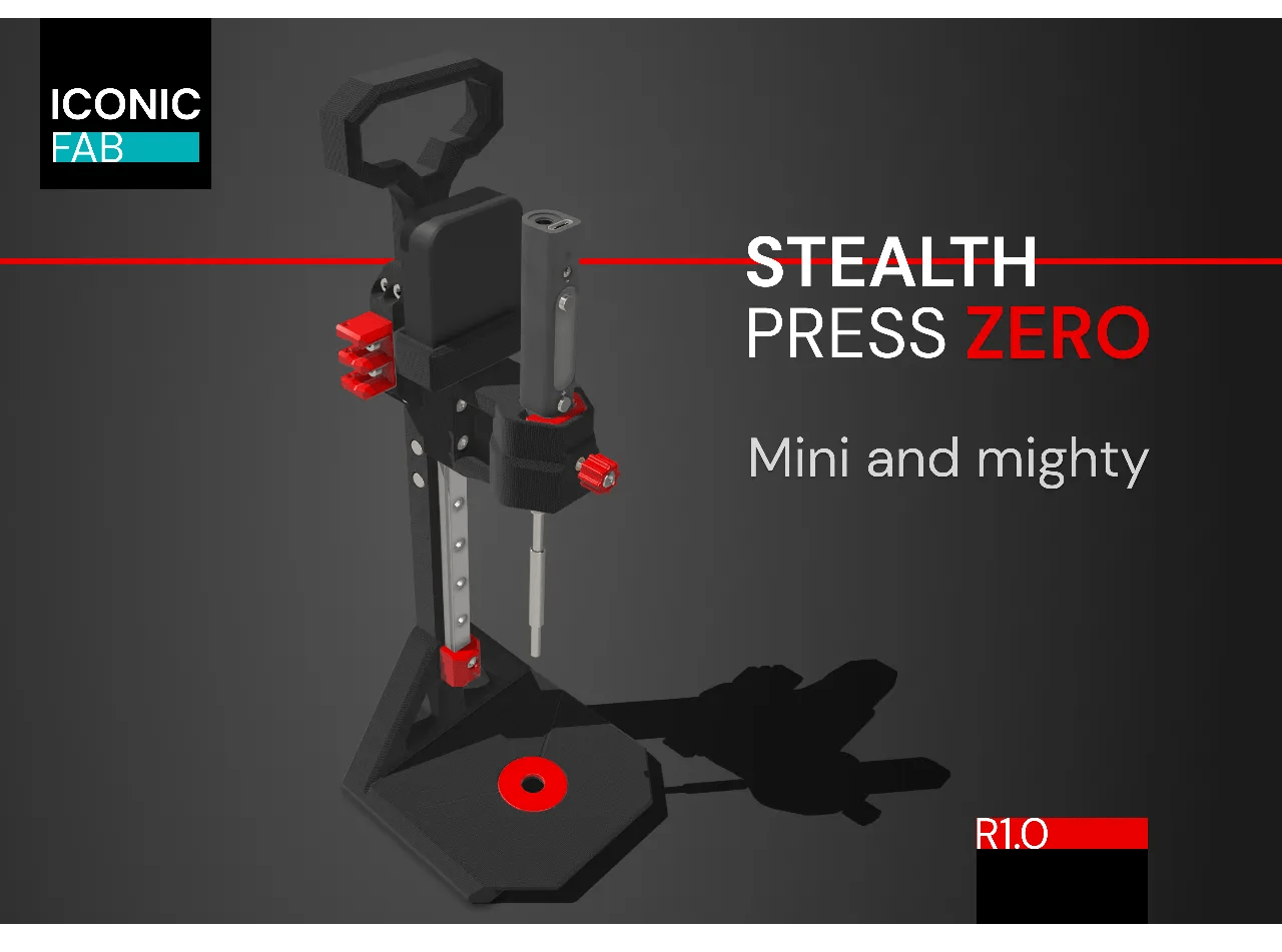 ICONIC FAB Stealth Press ZERO Hardware Kit - Hardware Kit Only - DR - SP - ZERO - HK - DREMC STORE