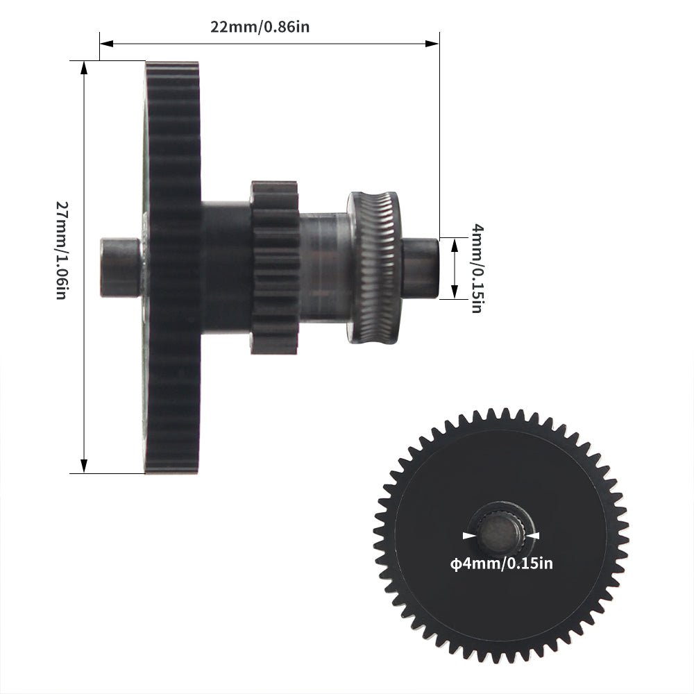 Integrated Extruder Gears for Neptune 4 Plus/ 4 Max / 4 Pro - CL - 44004 - 10 - DREMC STORE