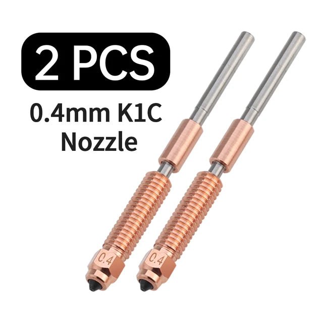 K1C Unicorn Nozzle with Integrated Heat Break Compatible - 0.4mm (2pc) - TL - K1U - N - 40 - DREMC STORE