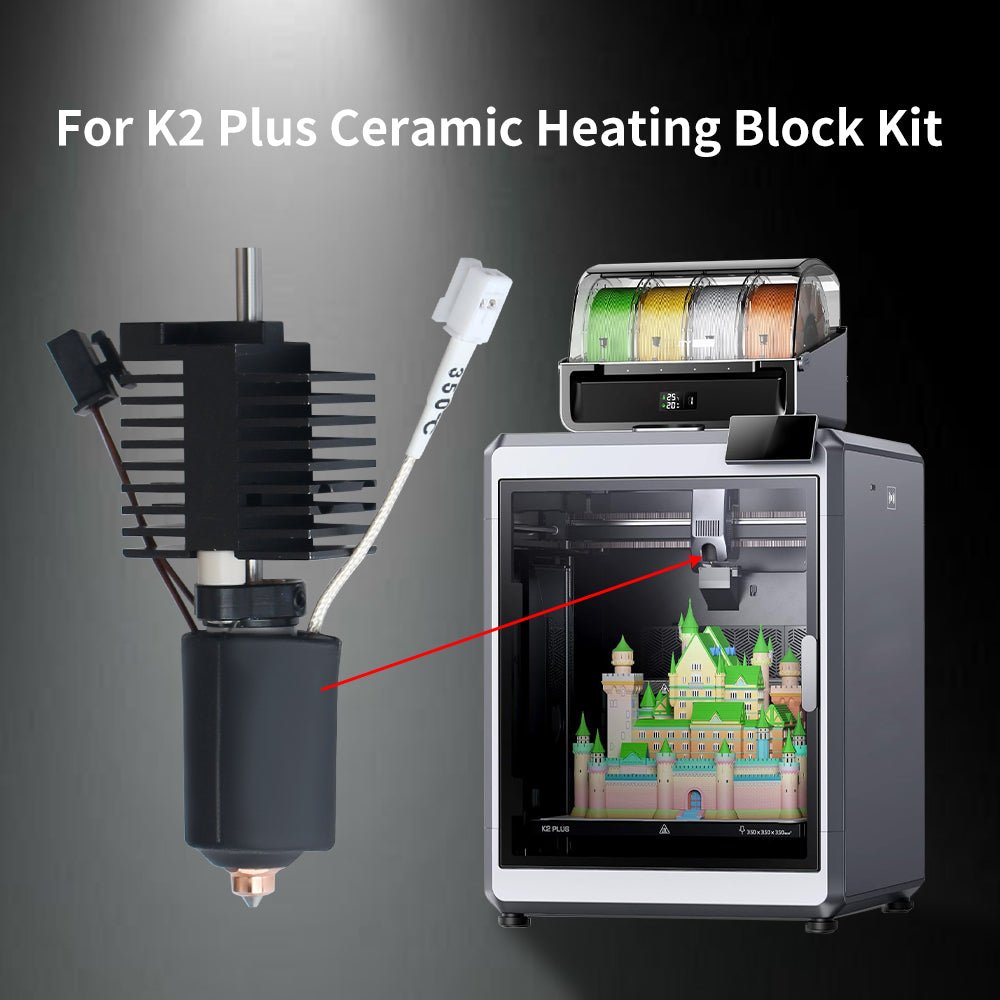 K2 Plus Ceramic Hotend Kit Comptaible for Creality K2 Plus by Fysetc - OT - 52042 - 10 - DREMC STORE