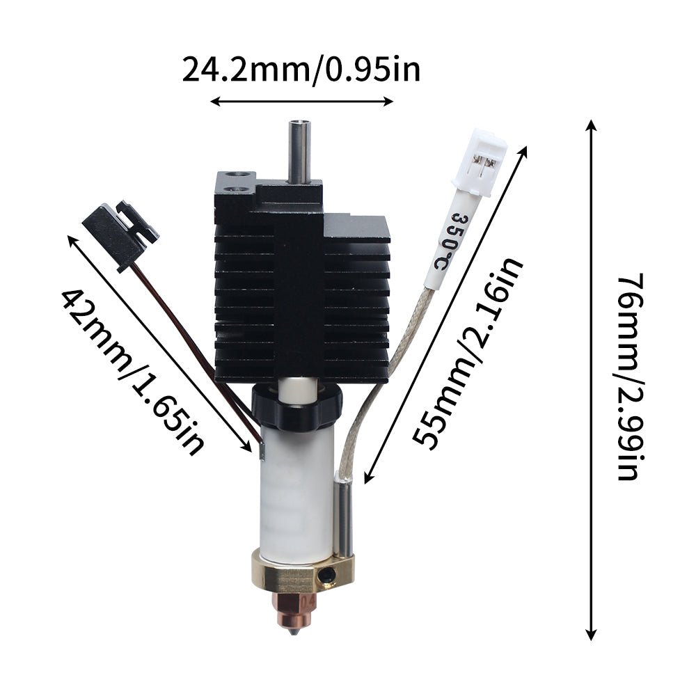 K2 Plus Ceramic Hotend Kit Comptaible for Creality K2 Plus by Fysetc - OT - 52042 - 10 - DREMC STORE