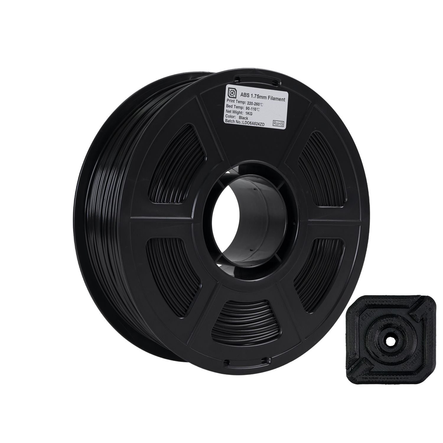LDO ABS Filament 1.75mm 1kg - Black - LDO - LDOF - ABS - BLACK - DREMC STORE